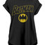 Hľadáte originálny a nezvyčajný darček? Obdarovaného zaručene prekvapí Dámske predĺžené tričko Batman - Vintage logo