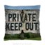 Zľava Dekoratívny vankúš Private 40x40 cm