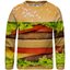 Foto Dětská mikina bez kapuce Hamburger