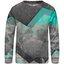 Pre dokonalý a originálny outfit Детски суичър без качулка Marble Cyan