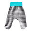 Tip na darček Modré pruhované dupačkové nohavice pre deti