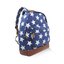 Lifestyle fotó Kék hátizsák egy zsebbel Csillagok