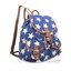 Bereiten Sie sich Freude mit diesem Dedoles-Stück Vintage Rucksack Blau Sterne