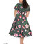 Obrázok produktu Retro pin up šaty Milovníčka kvetov
