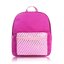 Foto Rucksack mit Glitzertasche Rosa 