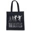 Foto Černá plátěná eko taška The Beatles Jump
