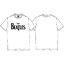 Tip na darček Biele Tričko The Beatles Drop T Logo