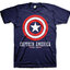Výpredaj Tričko Marvel Comics Captain America Logo