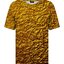 Pre dokonalý a originálny outfit Tričko s krátkym rukávom Zlato