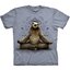 Hľadáte originálny a nezvyčajný darček? Obdarovaného zaručene prekvapí Sivé tričko Jóga leňochod Meditácia 