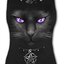Pre dokonalý a originálny outfit 
 Damski podkoszulek z koronką Magiczny kot