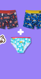 Použi kód KIDS a získaj 2 + 1 na všetku detskú bielizeň