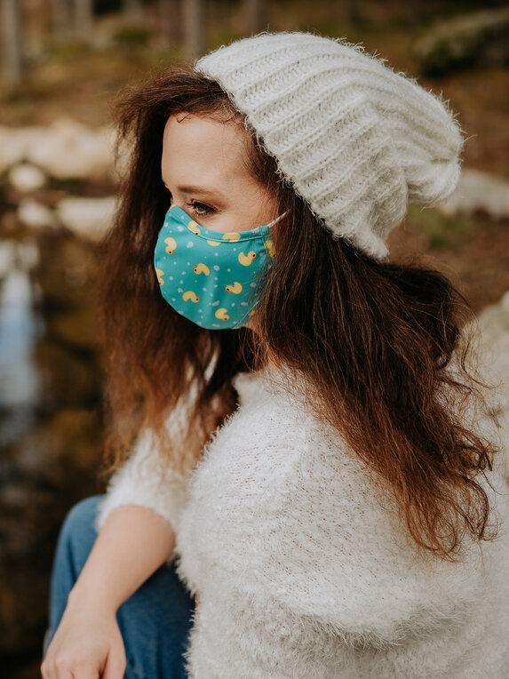 Kids' Antibacterial Face Mask Ducks (1) Kids' Antibacterial Face Mask Ducks (1)