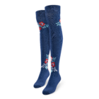 Vrolijke overknees Wilde bloemen