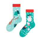 Vrolijke warme kindersokken Winteravontuur