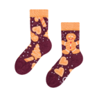 Vrolijke kindersokken Kerstmis speculaas