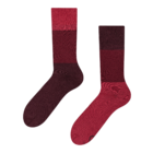 Warme sokken Marron tri-color