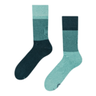 Warme Sokken Oceaan Blauw tri-color