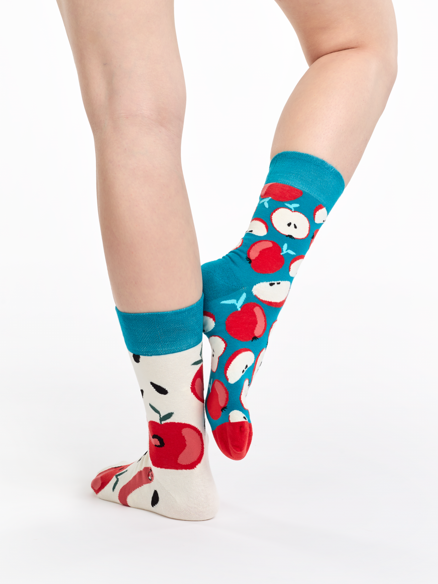 Calcetines cortos de mujer regalos calcetines moda irregular corazón  deporte lindo casual calcetines de algodón calcetines niños 35 - 38, rojo,  Talla única : : Moda