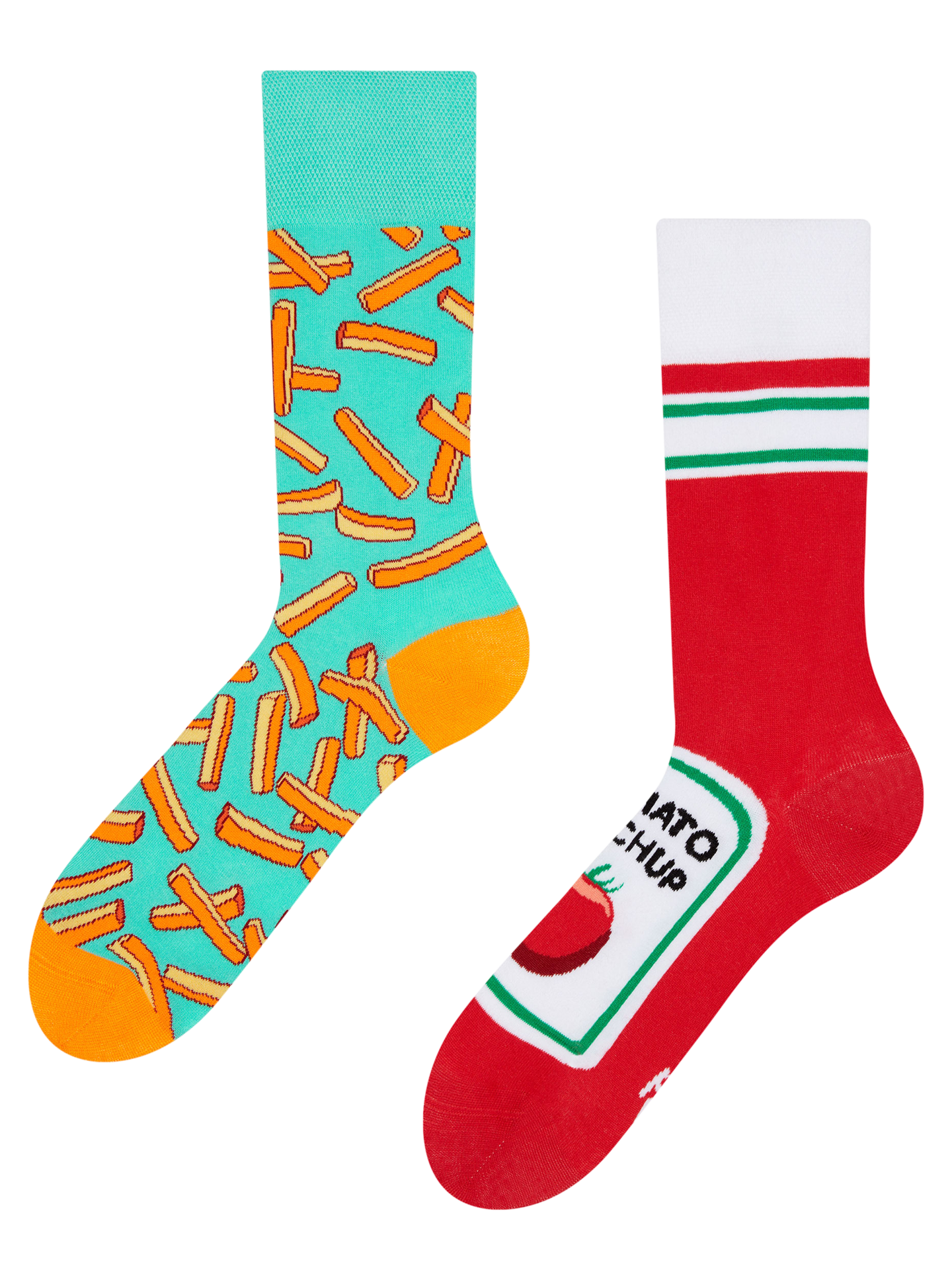 Regular Socks French Fries with Ketchup Dedoles
