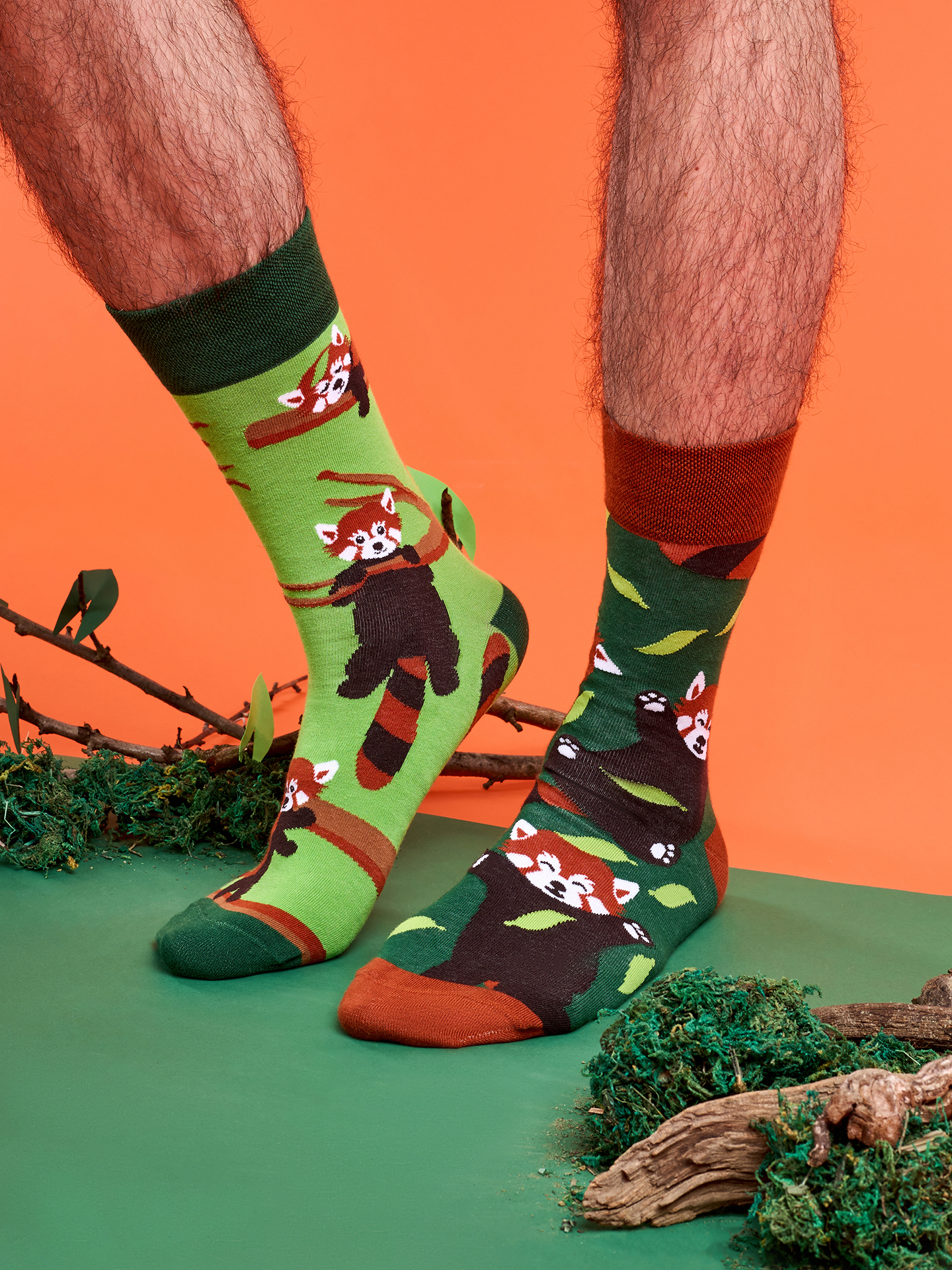 Socken roter panda clearance