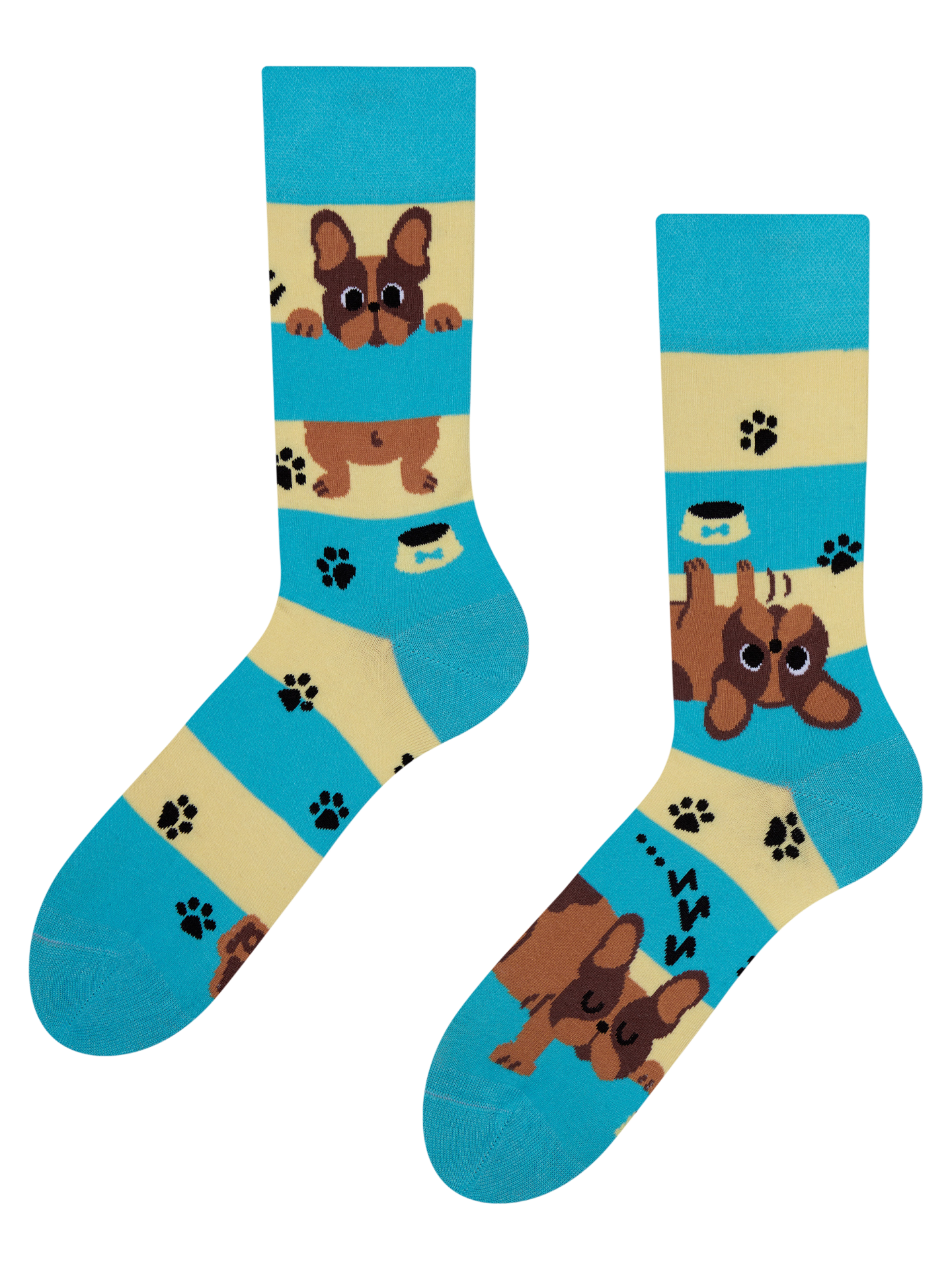 Lustige Socken Hunde und Streifen | Dedoles