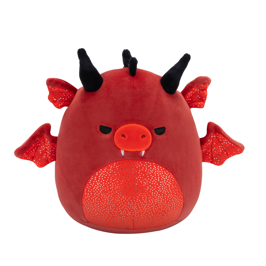 Squishmallables Originale 19 Cm Salame Il Drago Rosso - Peluche Morbido Collezionabile