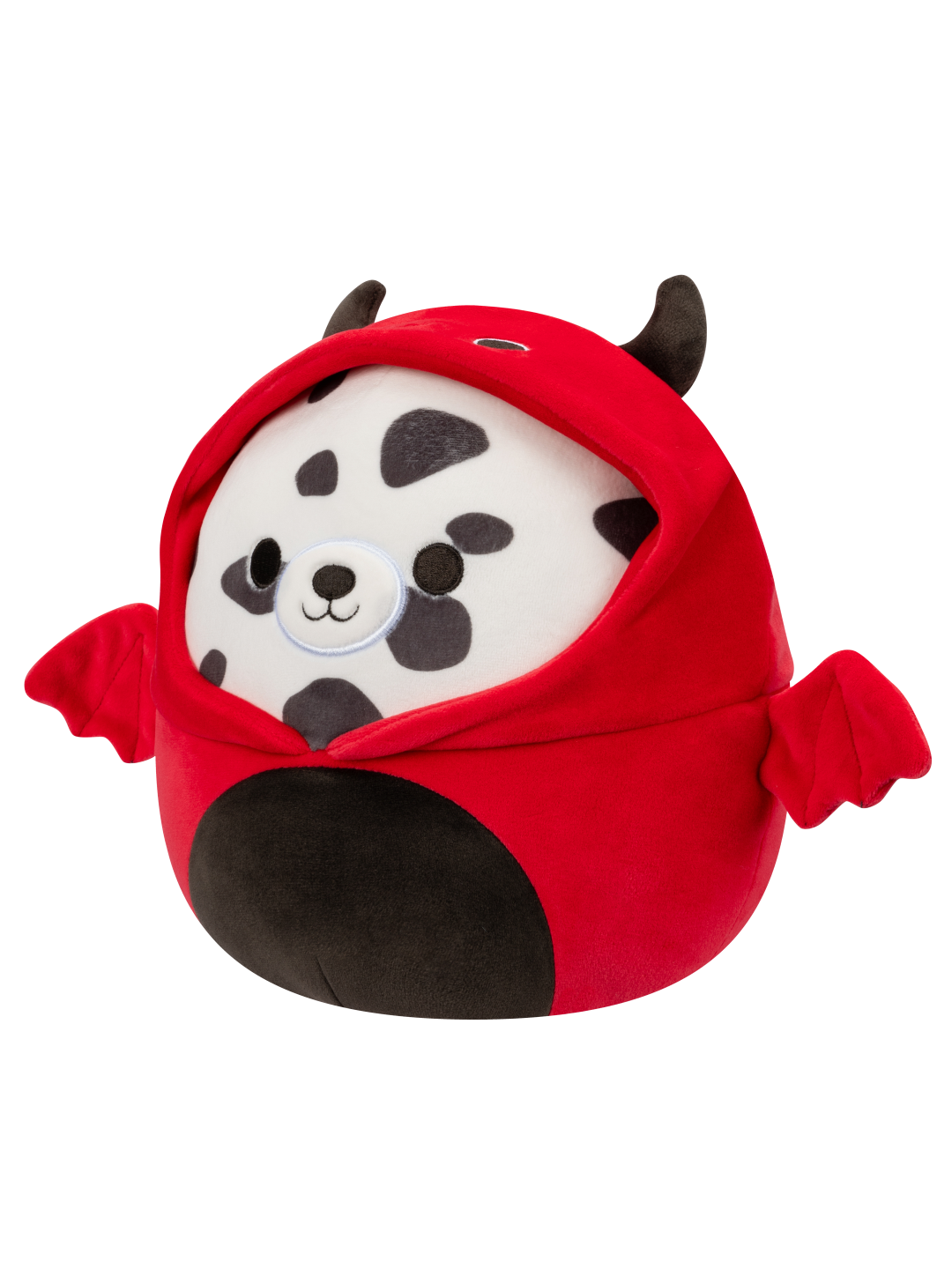 Peluche Squishmallows de 20 cm Dustin le dalmatien en costume de diable ...