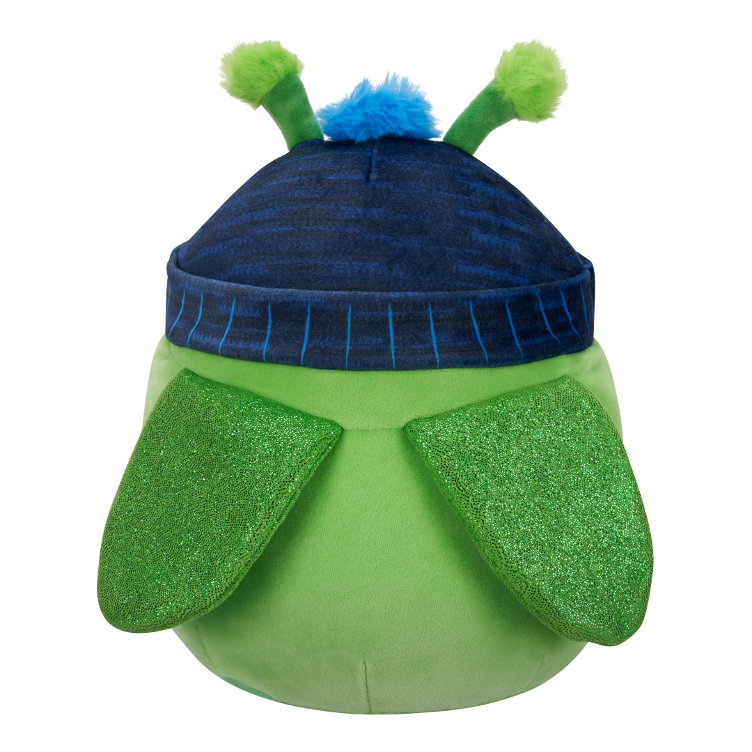 Squishmallows Trenton the Green Praying Mantis with Beanie, 20 cm | Dedoles