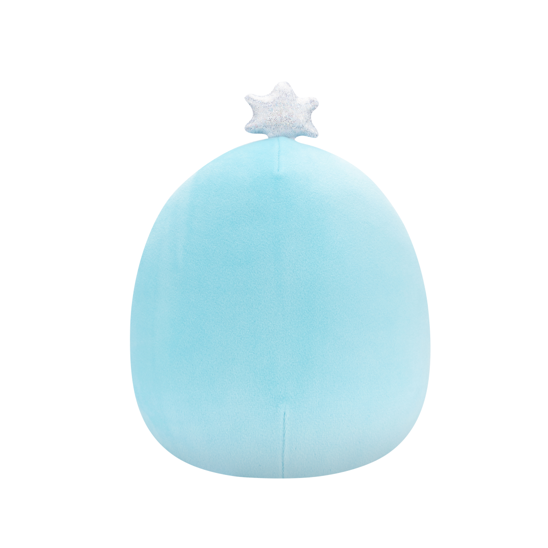 Squishmallows Keiko the Light Blue Christmas Tree with Snow Trims, 20 ...