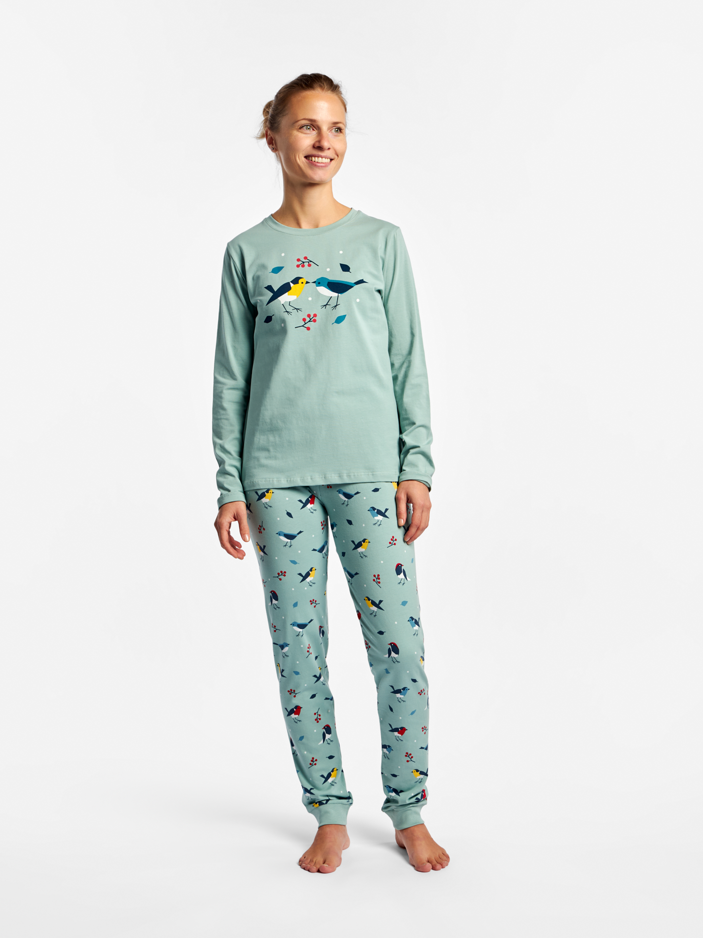 Pyjama rigolo pour femmes Oiseaux chanteurs Dedoles