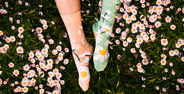 Chaussettes recyclées et chaussettes en bambou