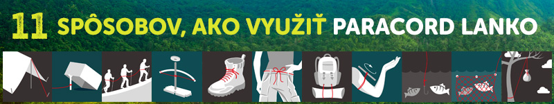 využitie paracord lana