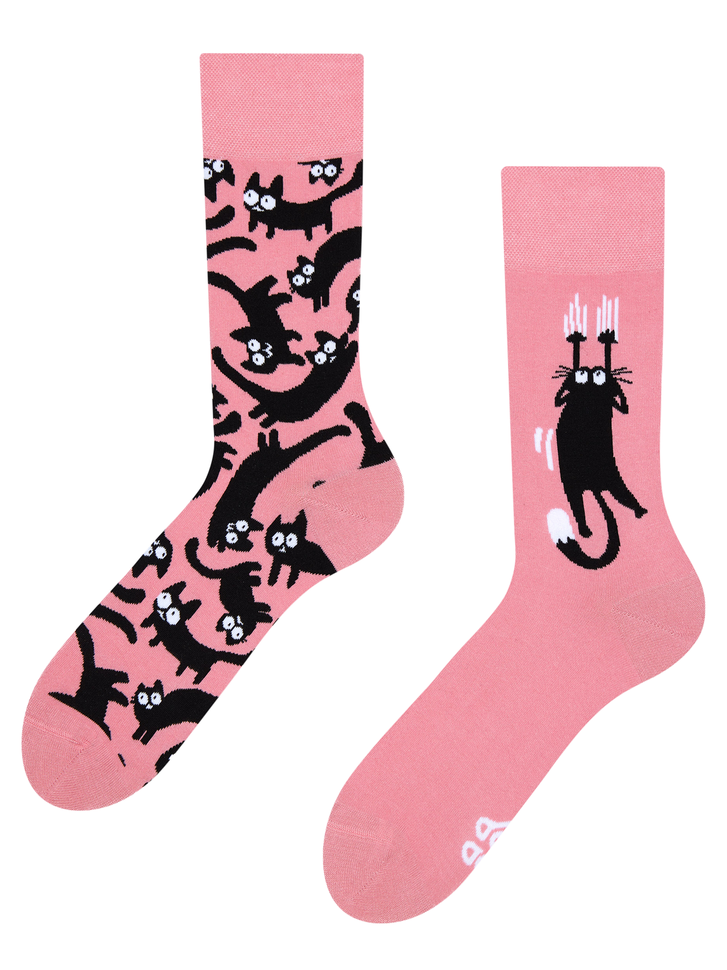 Regular Socks Pink Cats Dedoles