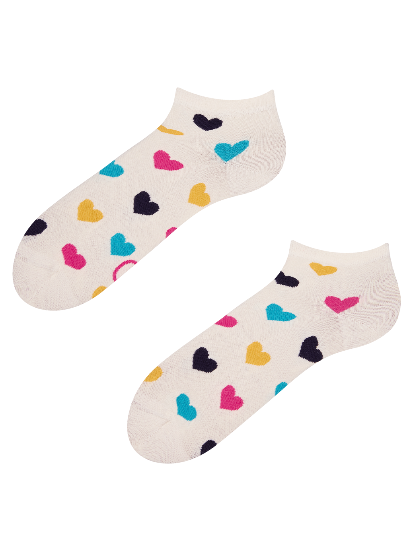 Ankle Socks Colourful Hearts | Dedoles