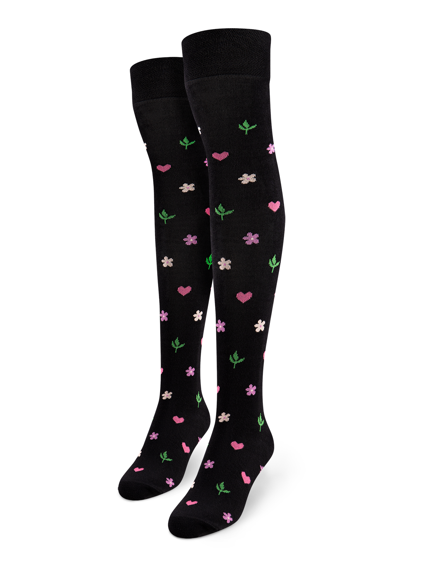 Over the Knee Socks Flowers & Hearts Dedoles
